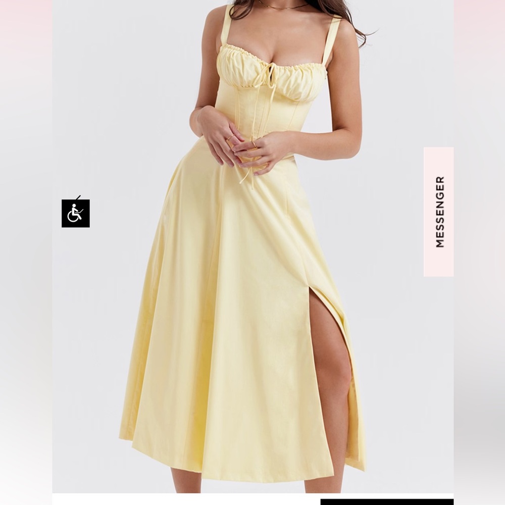 House of Cb Carmen Buttercup Bustier Sundress